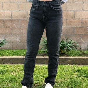 Hollister faded black jeans!